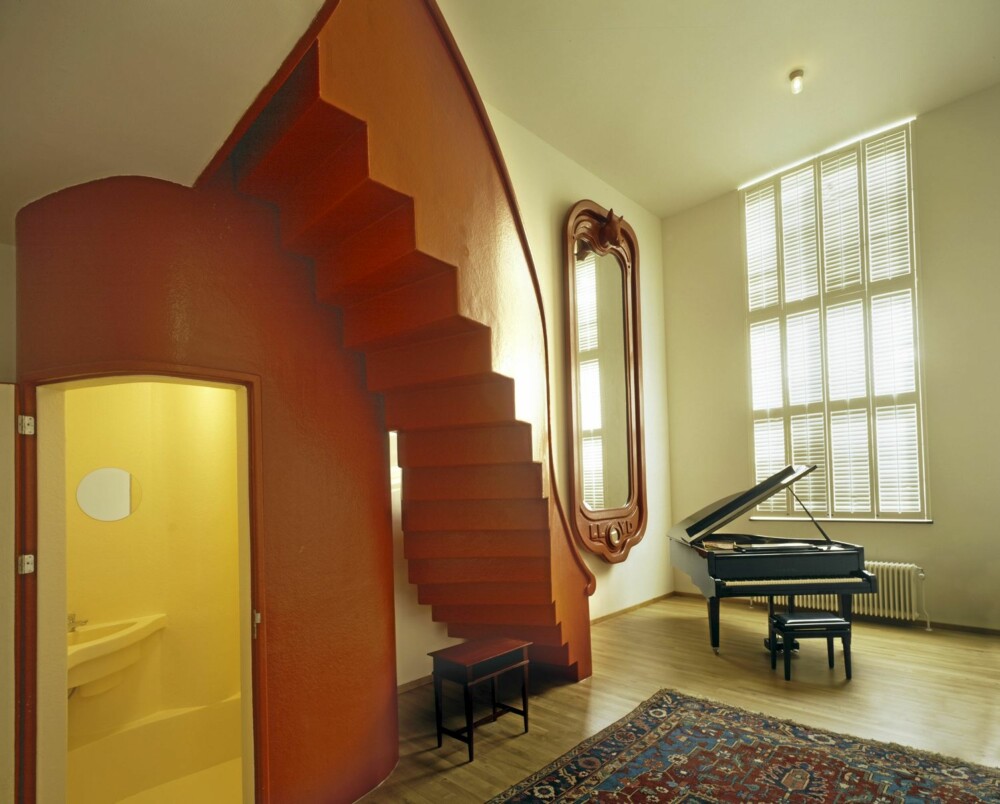 FOR MUSIKKELSKERE: Dette rommet er spesialbygget for øvelser i klassisk musikk. Design av Atelier van Lieshout.