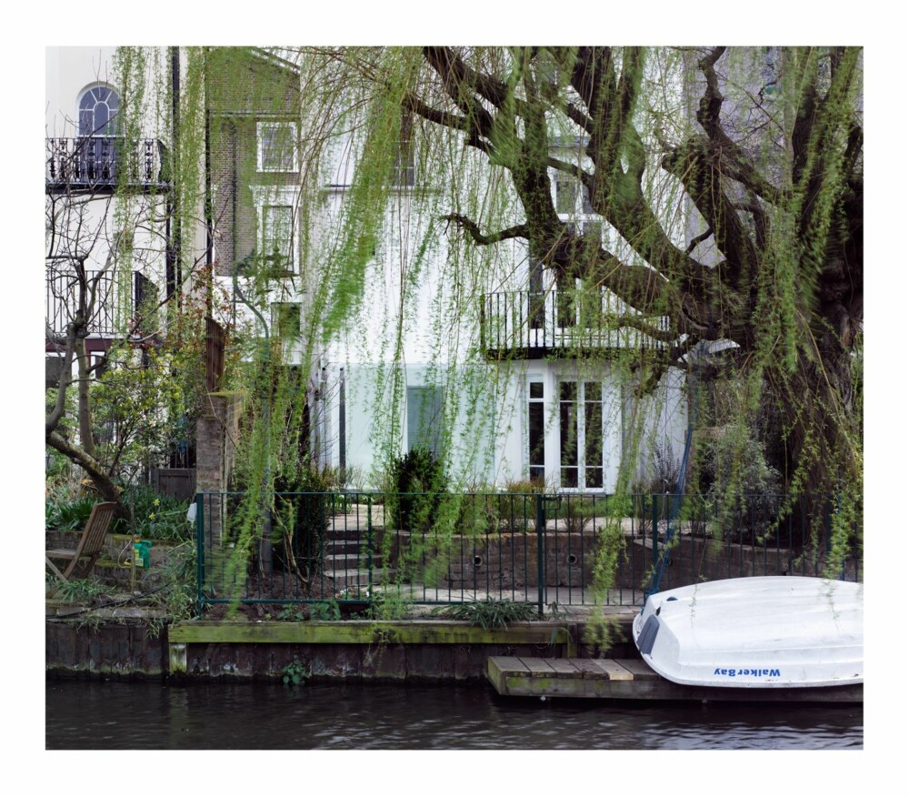 GODT SKJULT: Huset ligger rett ved Regent's Canal i London.