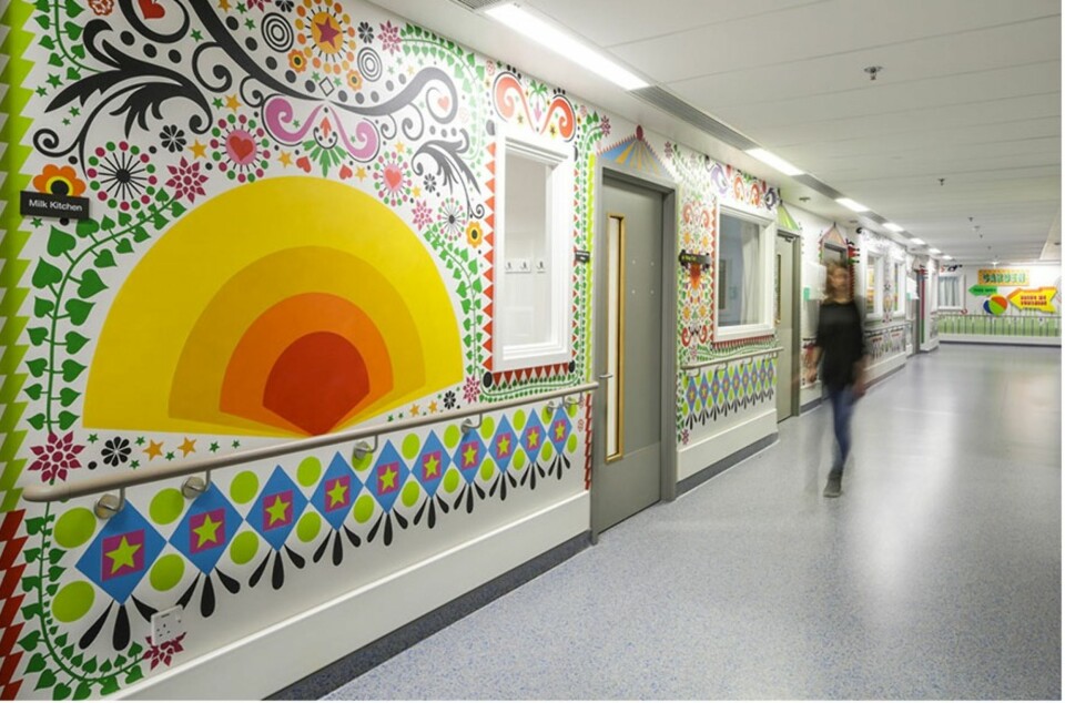 UNIKT: Det er ikke alle sykehus som ser ut som London Royal Children’s Hospital. FOTO: Gareth Gardner