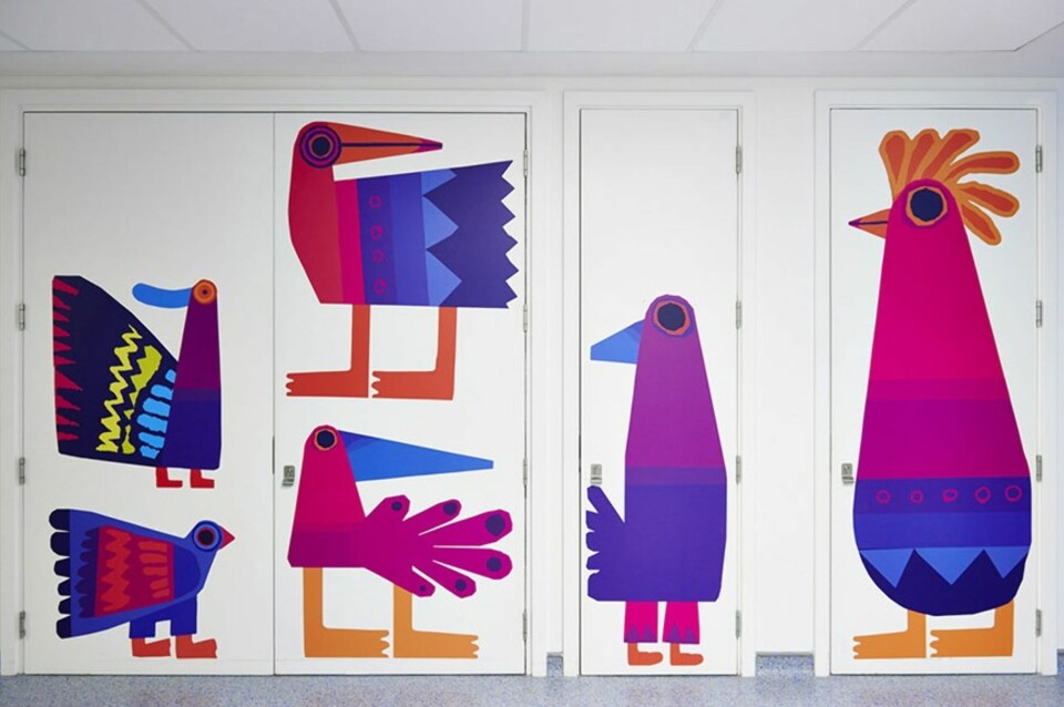 BARNEVENNLIG: Sjekk dette unike barnesykehuset i London. FOTO: Jess Bonham