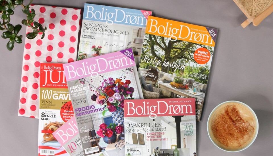TID FOR KOS: BoligDrøm er et blad for alle som liker interiør, mat & hage.