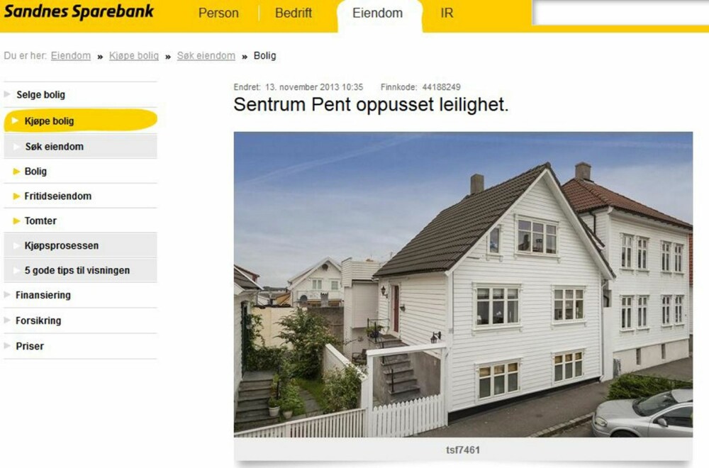PRISNEDSATT: Prisantydningen for denne 2-roms boligen i Stavanger er redusert med 300 000 kroner.