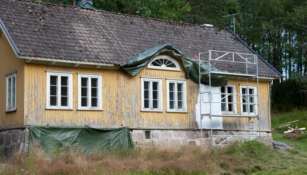 PUSSE OPP HUS: Det vakre huset i Lunden ble bygget i 1909. 