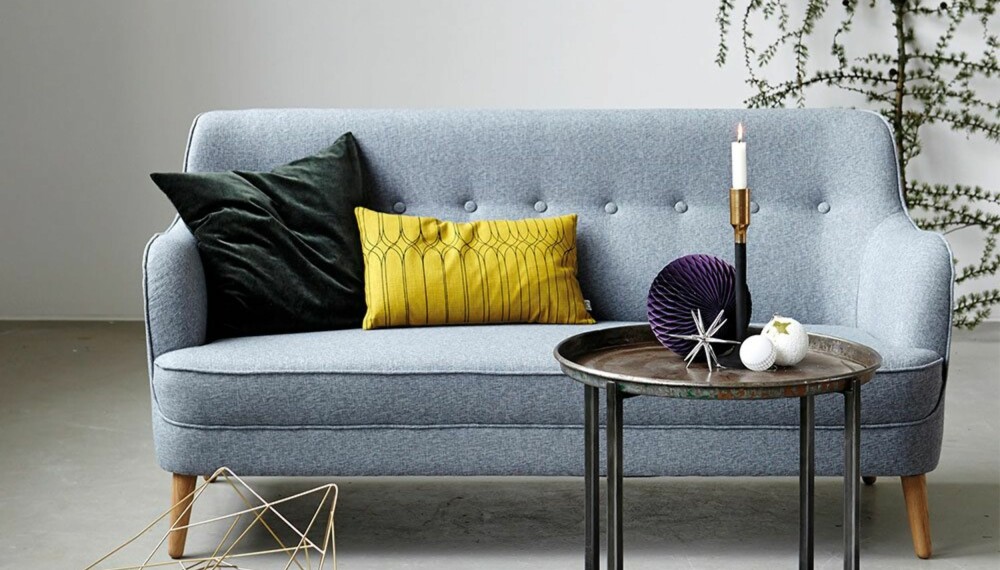 ORGANISK FORM: Designet er renere, litt lettere og har gjerne en mer organisk form - som denne sofaen fra House Doctor, ifølge interiørdesigner Mia Kjeldstad Hansen. 