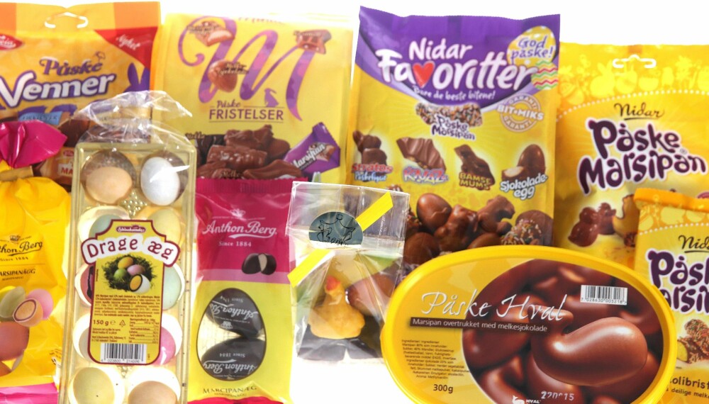 PÅSKEMARSIPAN: Vi har testen 15 ulike produkter med påskemarsipan. PÅSKEMARSIPAN: Vi har testen 15 ulike produkter med påskemarsipan.