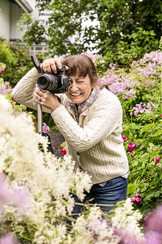ENTUSTIAST: Helen Fredholm (50) brenner for å gjøre cottage garden-stilen kjent i Norge.
