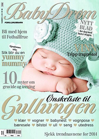 LØP OG KJØP! Den nyest utgaven av BabyDrøm finner du i butikkene nå. Du kan også kjøpe bladet ved å sende  BABY 4 til 2340. Pris kr 99.