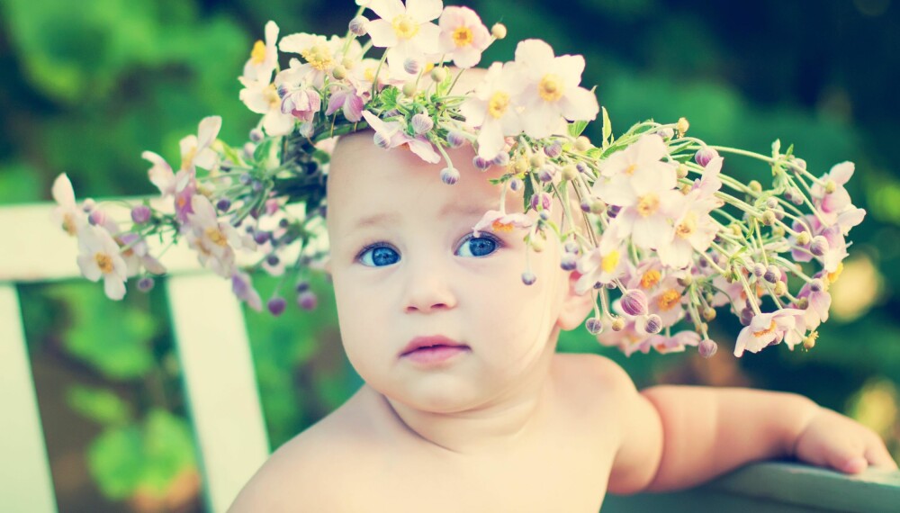 SOMMERBABY: Det finnes mange fine, sommerlige navn til sommerbabyen din.
Illustrasjonsfoto: Colourbox SOMMERBABY: Det finnes mange fine, sommerlige navn til sommerbabyen din.
Illustrasjonsfoto: Colourbox