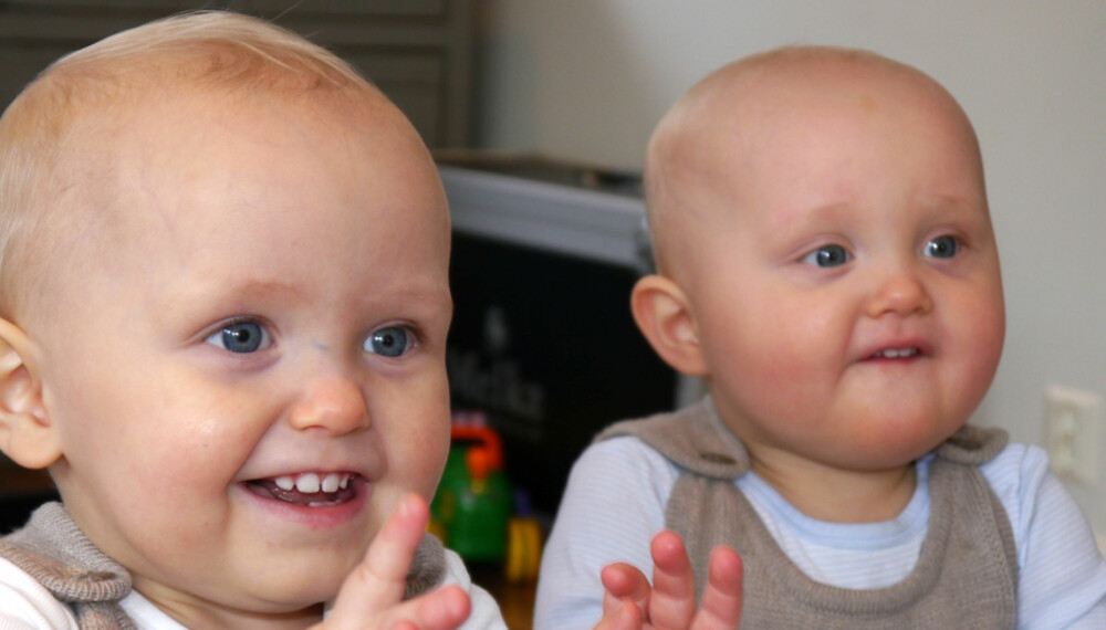 FOR LETTE: Lukas og Millian Bækkevold veide for lite da de ble født til å få forsikring. Det hjelper ikke at de har vært sunne og friske hele tida etterpå.