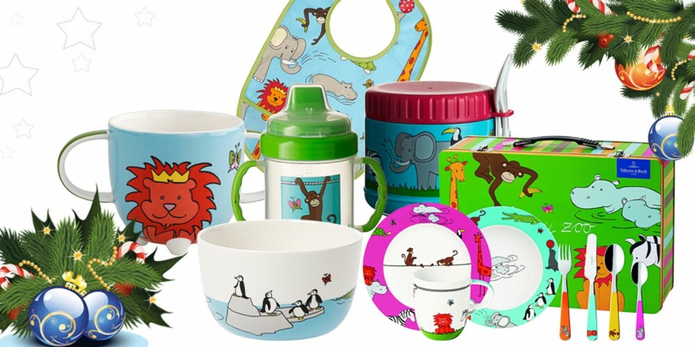 23. DESEMBER: En gavepakke med barneprodukter fra Funny Zoo barneserie med knusegaranti. Fra Villeroy & Boch, verdi kr 2600.