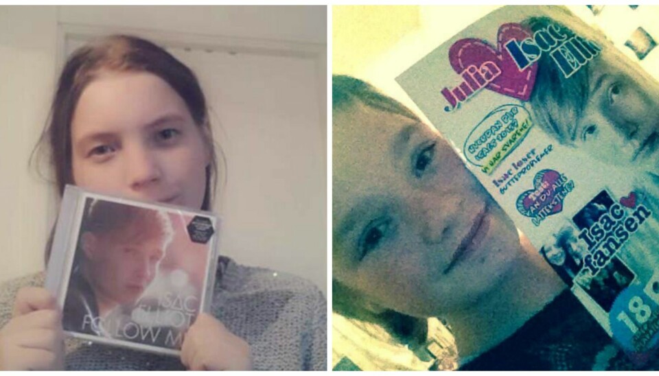GLEDER SEG: Renate Tollefsen (t.v.) og Viktoria Øverli Nilsen er store fans av Isac Elliot, og gleder seg til helgens konsert.