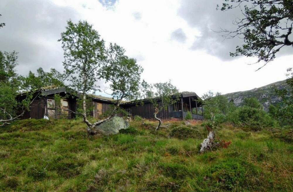 HYTTE I VALLE: Denne hytta ligger i Valle kommune, i Osen hyttefelt ved Store Bjørnevatn. Prisantydning 390 000,- og selges gjennom Eiendomsmegler 1.