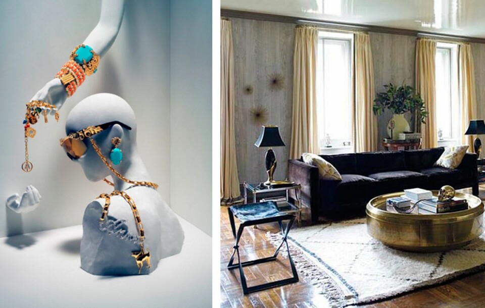 GULL OG GLAM: Anna Dello Russo sitt designsamarbeid med H&M har resultert i glamorøse accessoirer som har føket ut av butikkhyllene. Flere og flere ønsker litt glamour hjemme også.