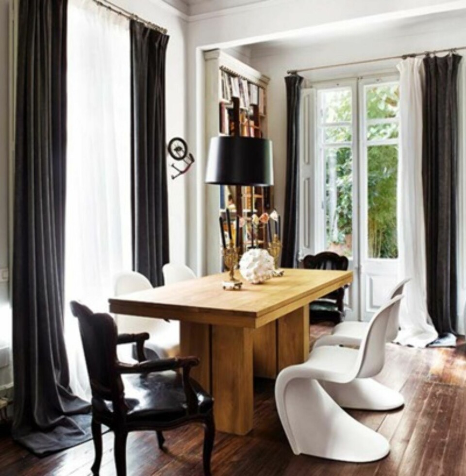 STILIG MED ULIKE STOLER: Du skaper raskt et personlig uttrykk om du våger å mikse og matche litt hjemme.