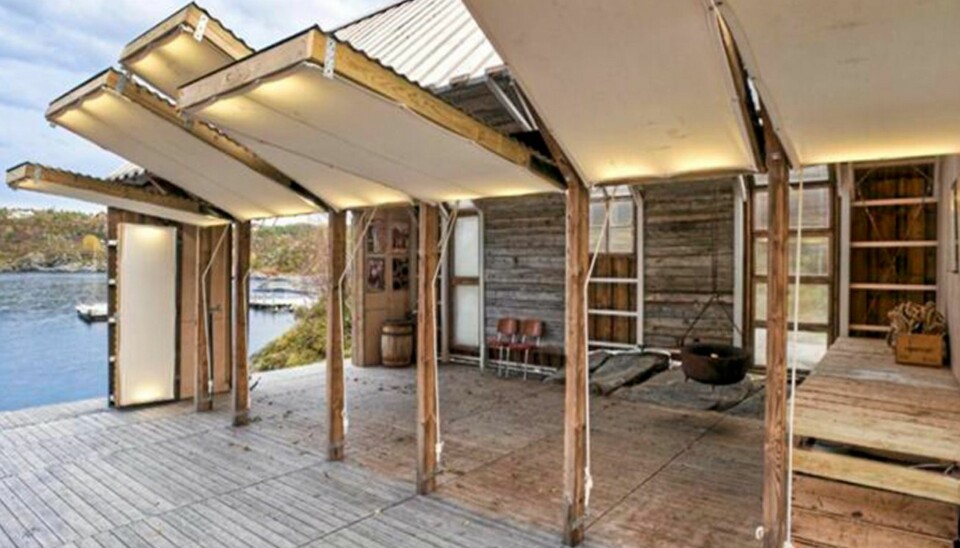 I SÆRKLASSE: Både den spesielle formen på den nygamle sjøboden og alle de uvante funksjonene tar pusten fra oss. Design: Tyin tegnestue Arkitekter.