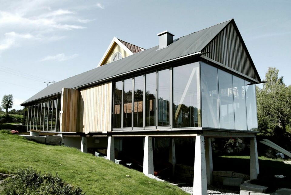 Gammel fabrikklåve ble lekkert hytteparadis