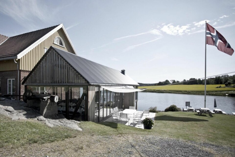 Gammel fabrikklåve ble lekkert hytteparadis