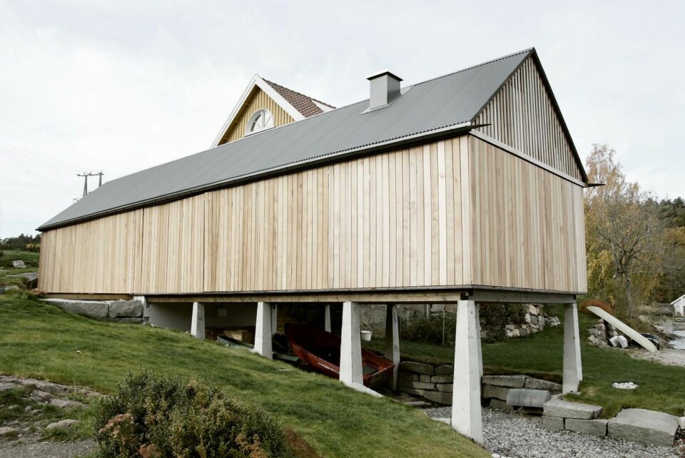 Gammel fabrikklåve ble lekkert hytteparadis