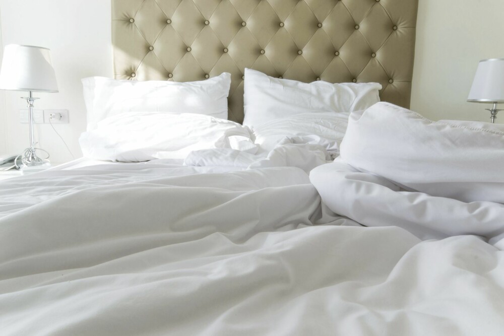GODT SENGETØY: Hva slags type sengetøy du velger kan også ha innvirkning på hvor godt du sover om natten.