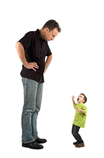 KJEFT: Kjeft fra foreldre kan virke ganske voldsomt sett ifra et barns perspektiv.