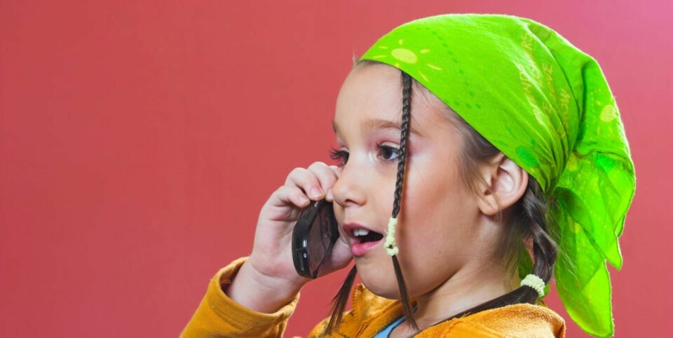 En kul mobiltelefon er viktig for dagens barn.
