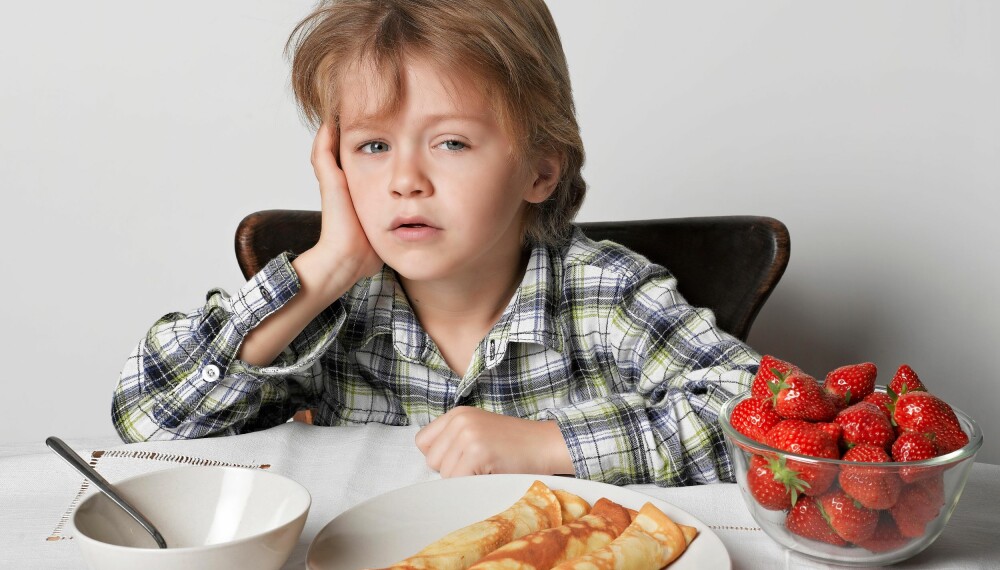 ALTERNATIVER: Ikke gi barna usunne alternativer hvis de ikke vil spise sunt. Da skjønner de raskt hva de må gjøre for å få det som de vil. 