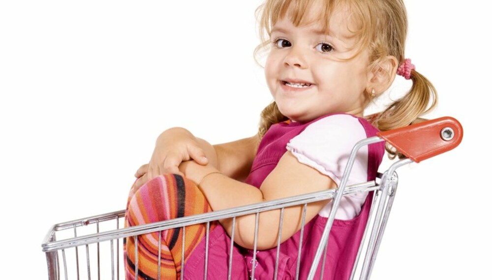 STOR INNFLYTELSE: Barn i butikken har større innflytelse på foreldres innkjøp , enn det man liker å tro, ifølge ny forskning.
