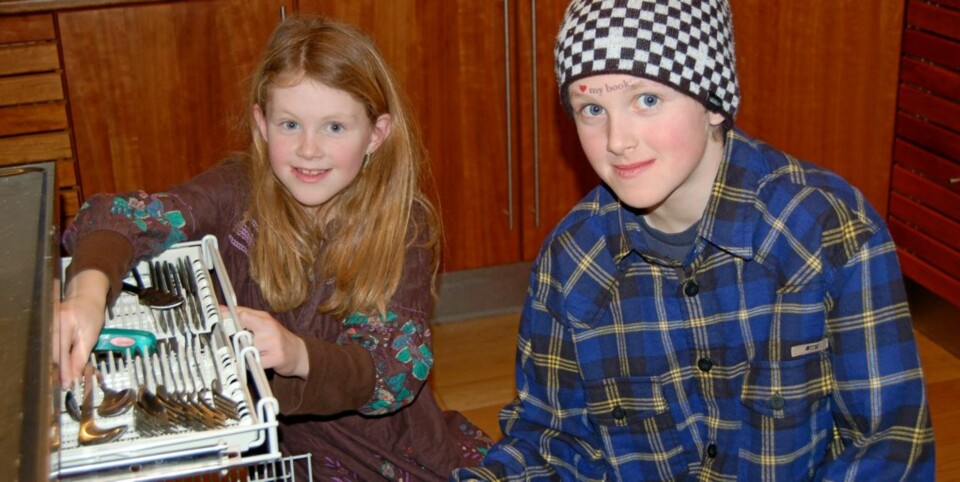 Må hjelpe til hjemme