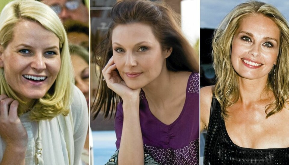 HOTTE MØDRE: Kronprinsesse Mette-Marit, Mona Grudt og Elin Tvedt
