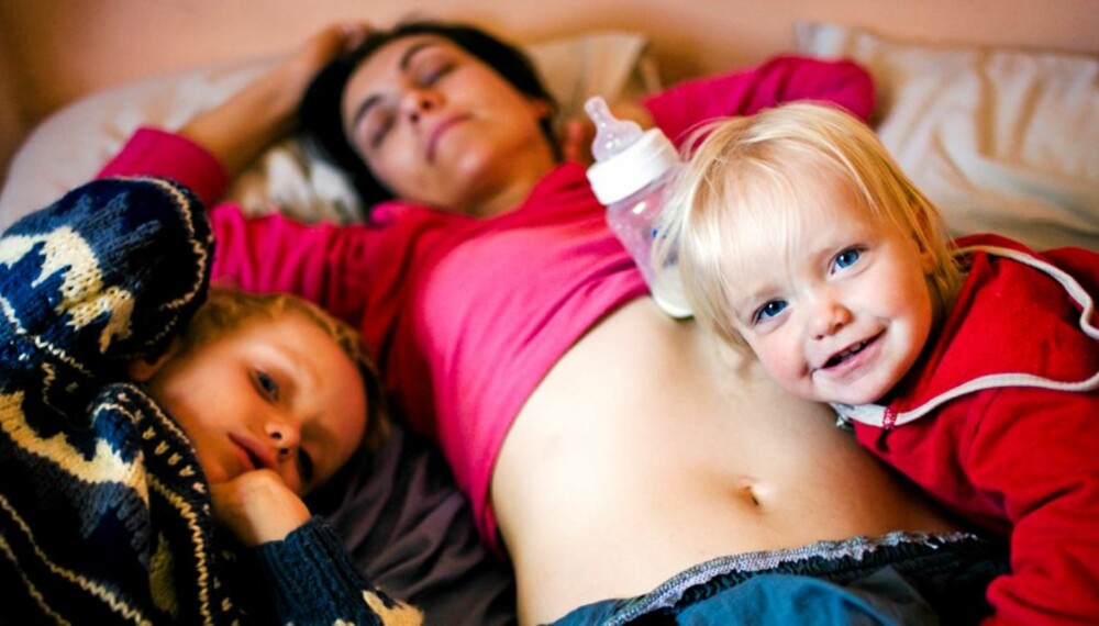 MØDRE SØVN: MØfre bli mer avslapper og sover bedre når de får flere barn. MØDRE SØVN: MØfre bli mer avslapper og sover bedre når de får flere barn.