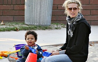 Heidi Klum og sønnen