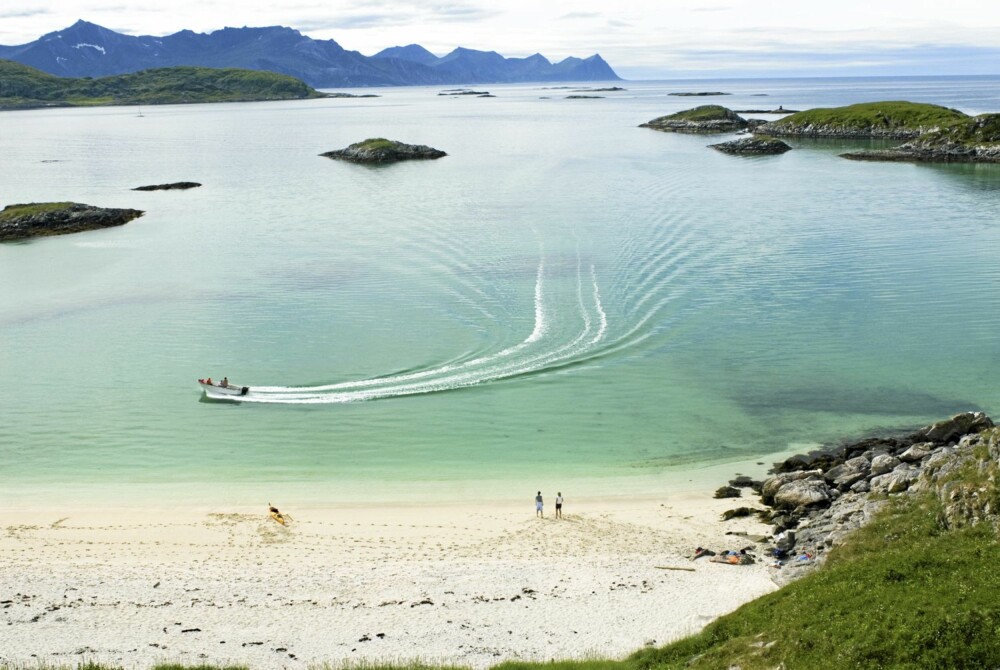 KANDIDAT: Til Norges flotteste strand er Sommarøy i Troms.