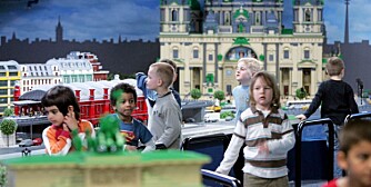 MINILAND: Legoland Discovery Center i Berlin har et eget miniatyrland for barn.