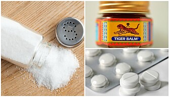 PASS PÅ: Får barna dine i seg tigerbalsam, paracetamol eller en overdose salt bør du ringe legevakten med det samme. 
