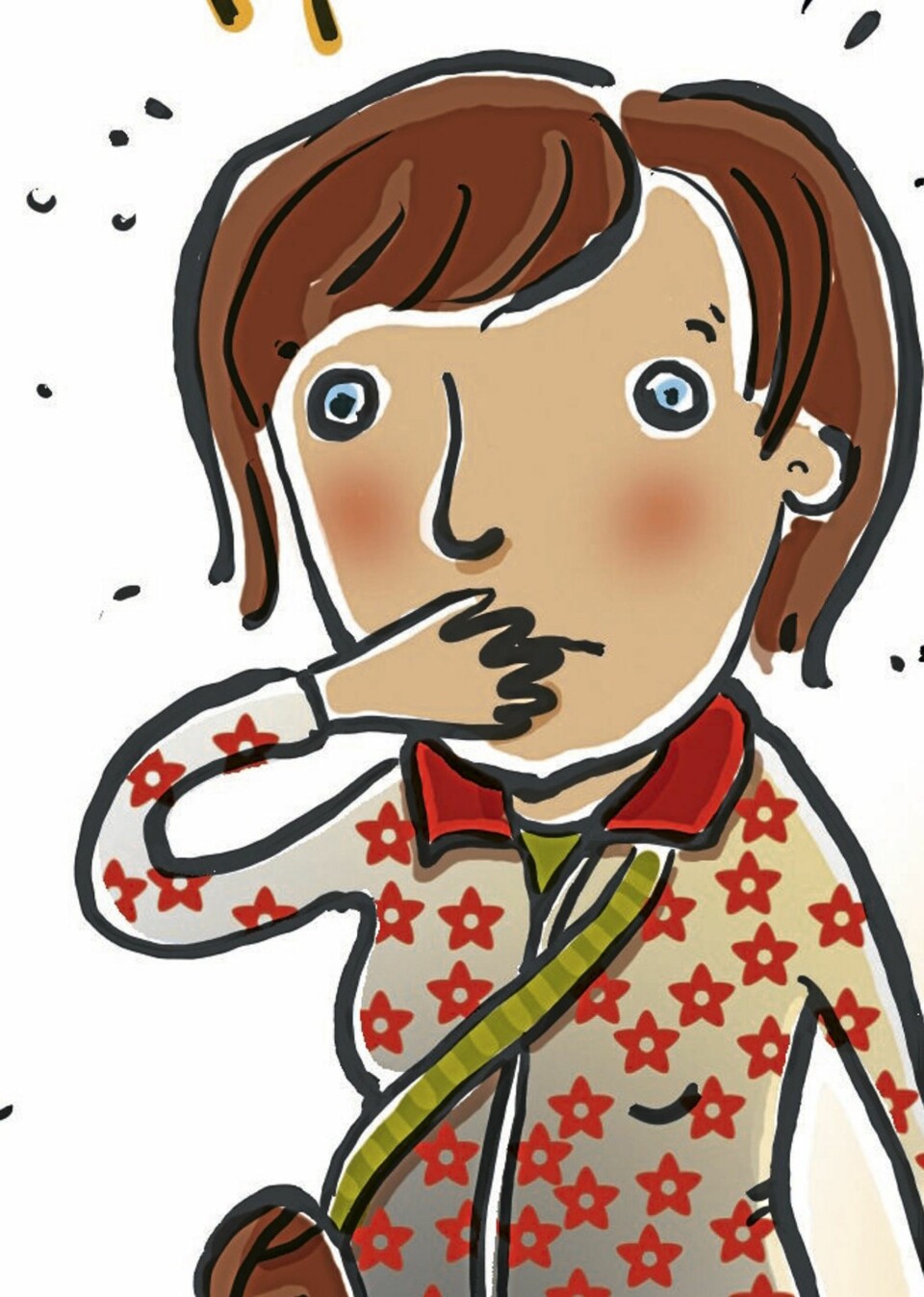 LATER SOM: Det hjelper lite å si til barn at noe er ufarlig hvis kroppsspråket ditt signaliserer noe annet.