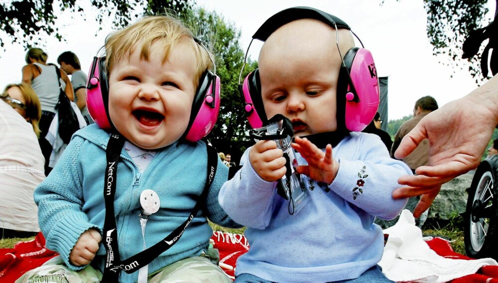 MORO PÅ FESTIVAL: Ta med barna på musikkfestival, men husk riktig hørselvern.