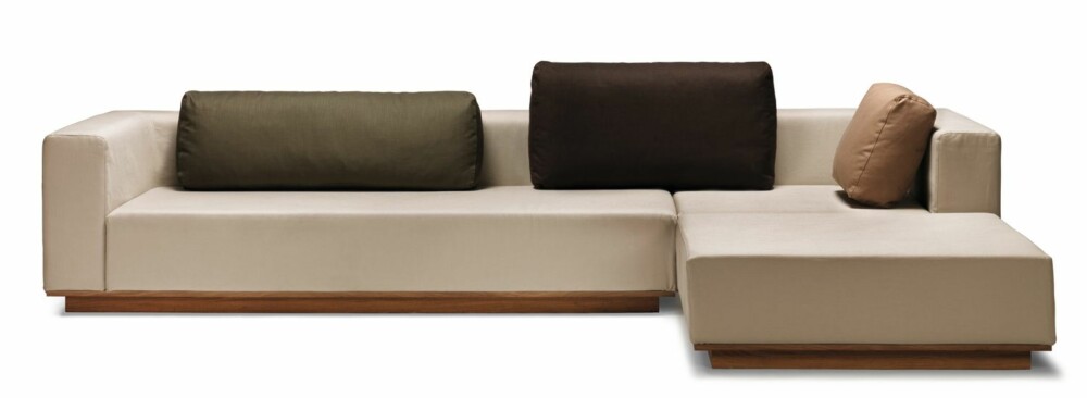 ARKITEKTEN: Element modulsofa. Hver modul måler: d 100 x b 200 cm, kr 11 990 pr. del, Bolia.