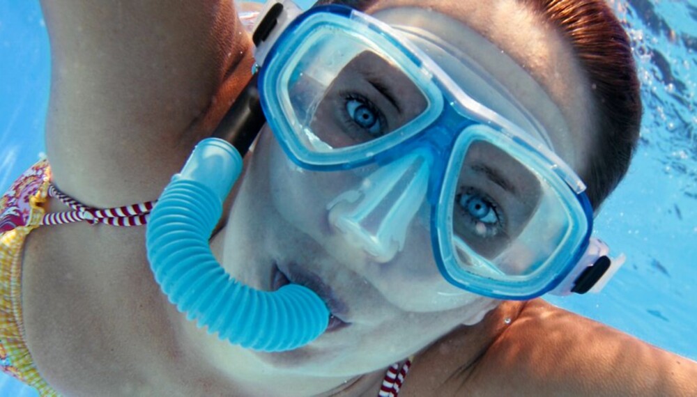 OPPDAGELSESFERD: Snorkling på Costa Brava-kysten i Spania er å anbefale.