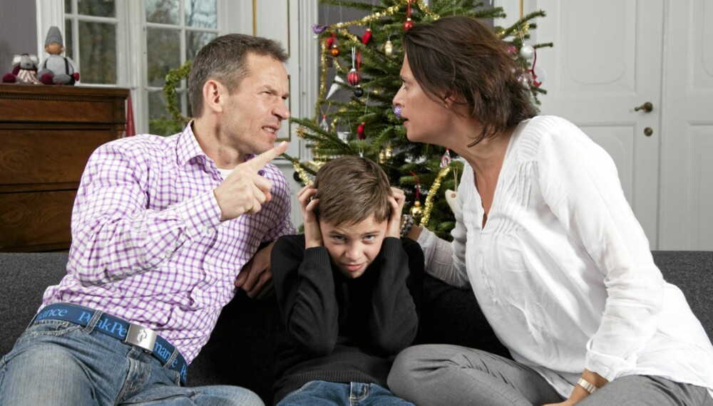 JUELSTRESS: For mange familier er ikke julen den lykkelige høytiden man gjerne ønsker.