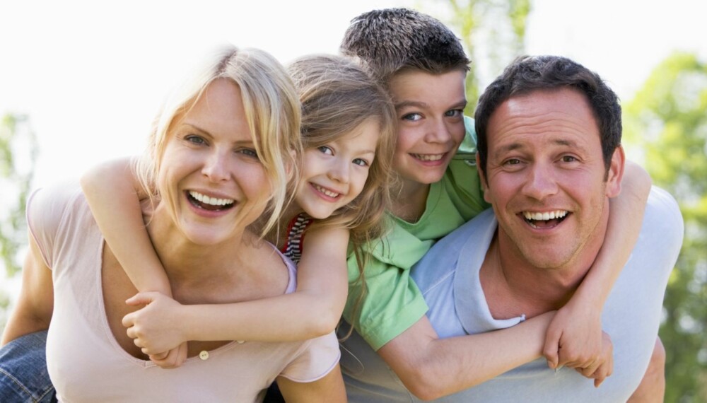 ULTIIMATE LYKKE: En ny studie viser at de med barn er lykkeligere enn de uten.