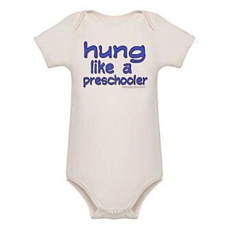 PÅ KANTEN?: Ville du kledd den nusselige lille babyen din i denne bodyen? Body fra Cafepress.com. PÅ KANTEN?: Ville du kledd den nusselige lille babyen din i denne bodyen? Body fra Cafepress.com.