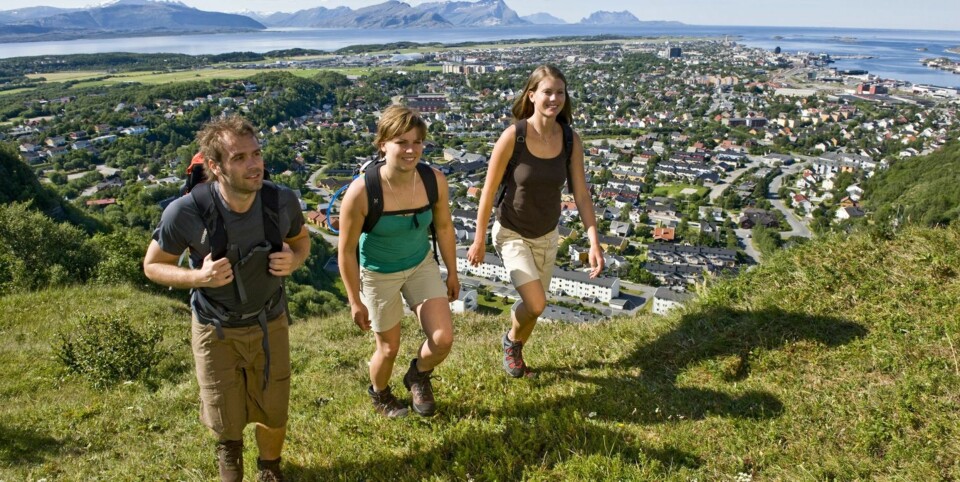 SENTRUMSNÆRT: Keiservarden ligger like utenfor Bodø sentrum.