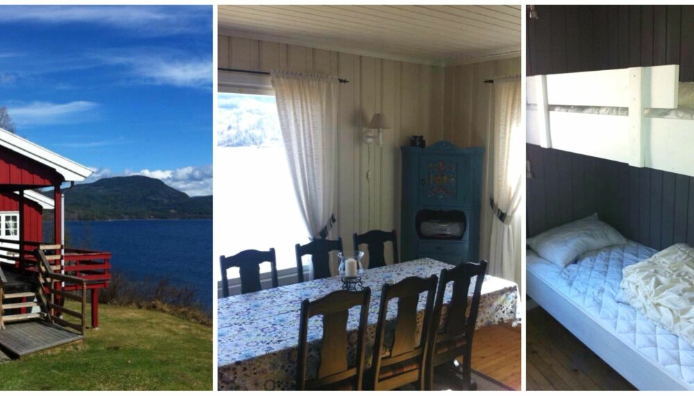 GIR BORT VINTERFERIE: Denne hytta på Norefjell tilbyr Gunn Helen Snersrud å låne bort til en vanskeligstilt barnefamilie.