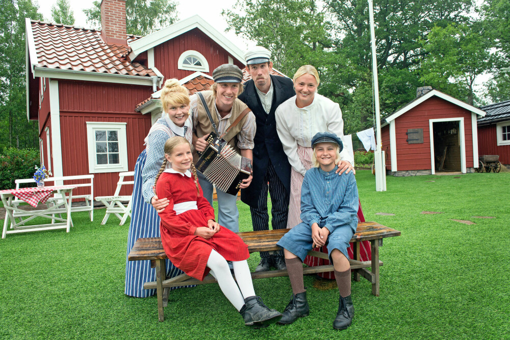 HJEMME HOS EMIL: Hva med et besøk hos Emil og Ida i Lønneberget? Så får vi se om Ida havner i flaggstanga eller Emil sette hodet fast i suppebollen..