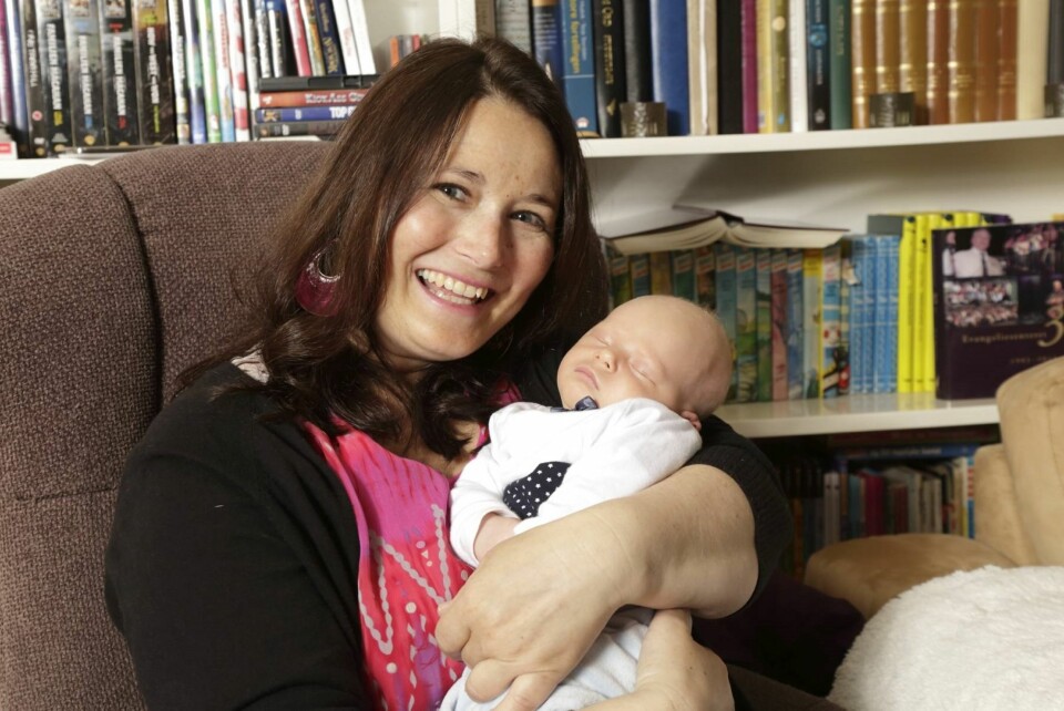 VELKOMMEN: Den store overraskelsen ble en lykke for Møyfrid.