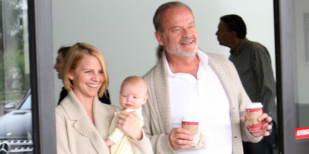 FRASIER-BABY: Frasier-stjernen Kelsey Grammer og kona Kayte Walsh valgte å gi datteren navnet Faith Evangeline Elisa.