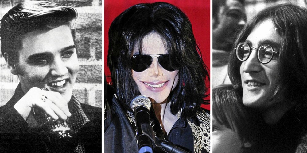 ROCKA BIBELNAVN: Elvis Aaron Presley, Michael Jackson og John Lennon. Tre av vår tids musikkhelgener, som alle hadde navn med bibelrøtter. ROCKA BIBELNAVN: Elvis Aaron Presley, Michael Jackson og John Lennon. Tre av vår tids musikkhelgener, som alle hadde navn med bibelrøtter.