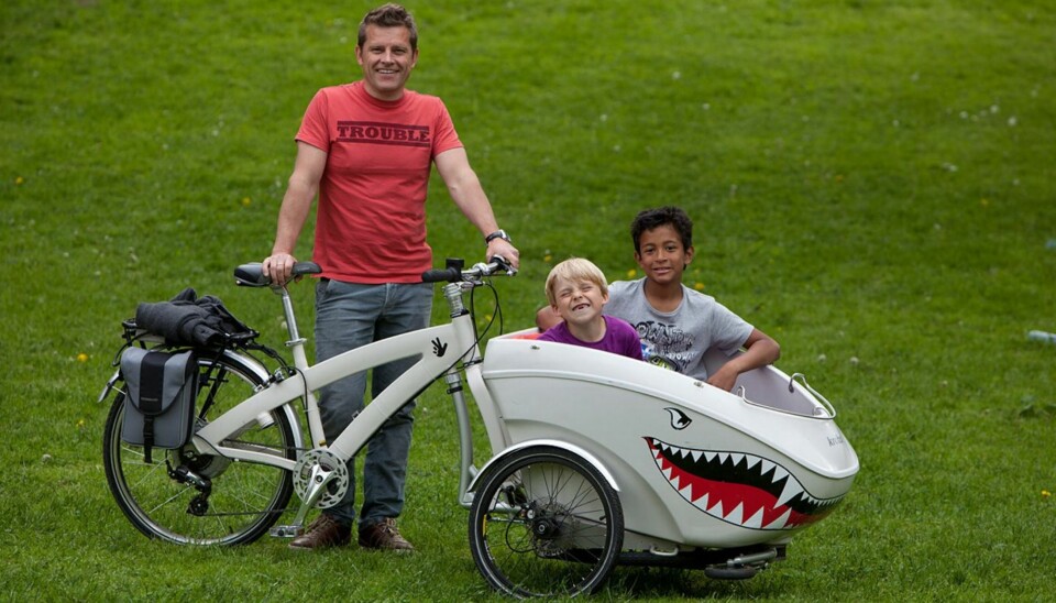 TOM-ARNE SOLHAUG: - Jeg sykler på en TrioBike 2007-modell med elmotor.