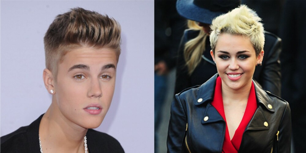 KJENDISENE REAGERER: Miley Cyrus var en av flere kjendiser som uttrykte aggresjon på Twitter som følge ""Cutting for Bieber""-trenden.