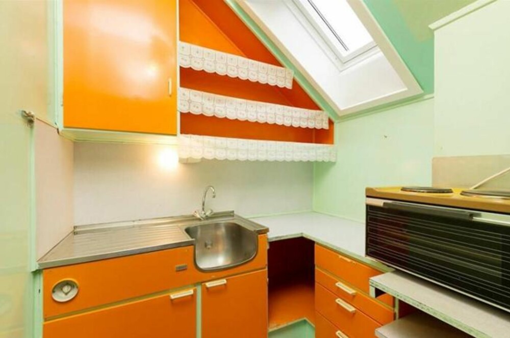 KJØKKENET: Oranje var et hit farge på 70-tallet. KJØKKENET: Oranje var et hit farge på 70-tallet.